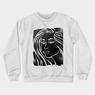 Lady Jane in Reverse Line art Crewneck Sweatshirt